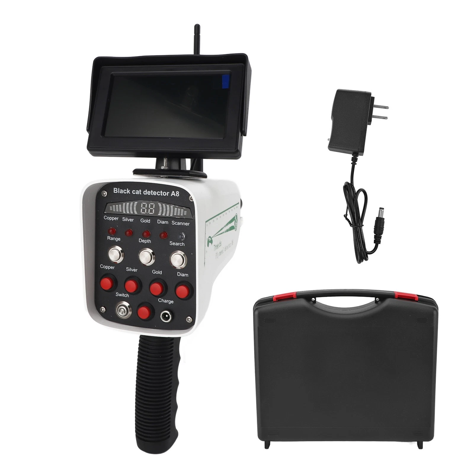 Détecteur de Métaux & Or Longue Portée : 1000m / Profondeur 30m